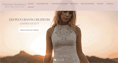 Desktop Screenshot of martine-toledano.com